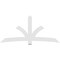 Ekena Millwork Davenport Architectural Grade PVC Gable Bracket, 96"W x 44"H x 2"D x 6"F, 11/12 Pitch GBP096X44X0206DAV00 - alternate 3